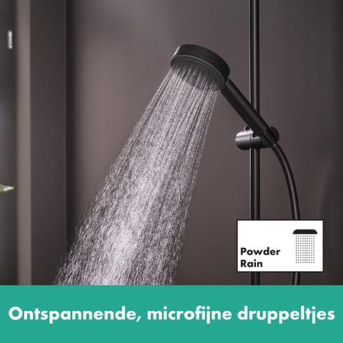Hansgrohe Pulsify s - handdouche 10.5cm - 1jet - mat zwart SW651043
