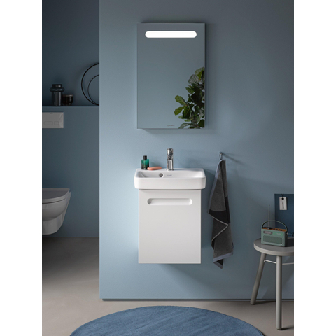Duravit No.1 - No.1 - handwasbakje - 450mm - met overloop - 1 kraangat midden - hoogglans wit SW723812
