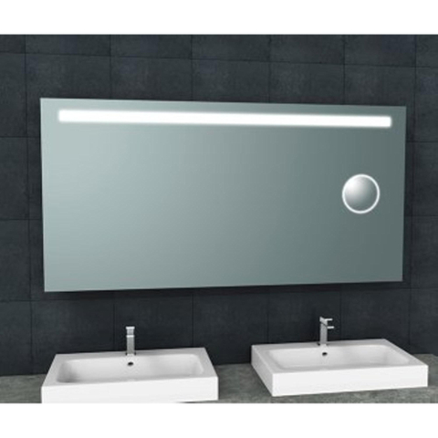 Wiesbaden Tigris Spiegel rechthoek - met LED en scheerspiegel - 160x80cm SW545243