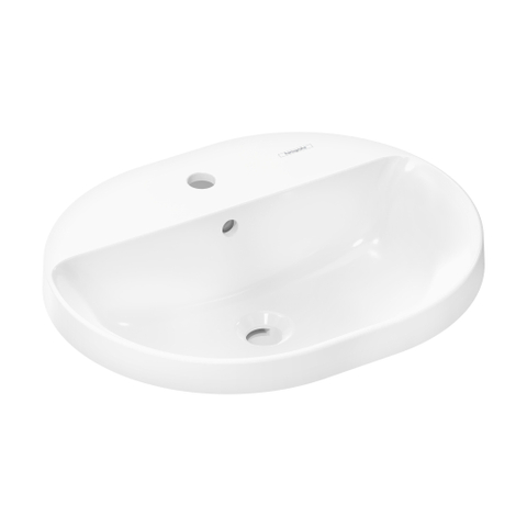 HansGrohe Xuniva U Vasque à poser 550/450 avec trou pour robinet et trop-plein SW962931