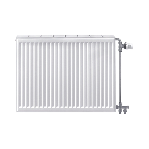 Stelrad Compact All In paneelradiator 70x110cm type 22 2157watt 4 aansluitingen Staal Wit glans OUTLETSTORE STORE31557