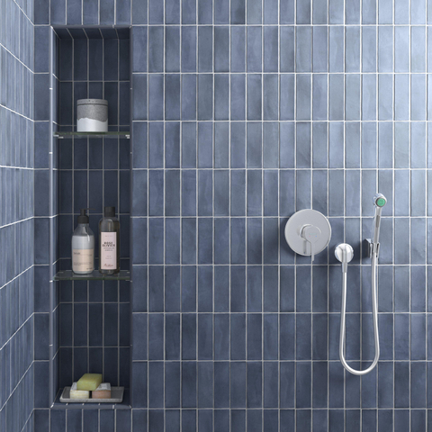 SAMPLE Terravito Ardeno Koko voor wand- en vloertegel - 150x50cm - 8mm - Donker blauw SW1221400