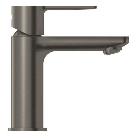Grohe Lineare New Waterbesparende Wastafelkraan - XS-Size - met temperatuurbegrenzer - met klikwaste - brushed hard graphite (antraciet) SW444106