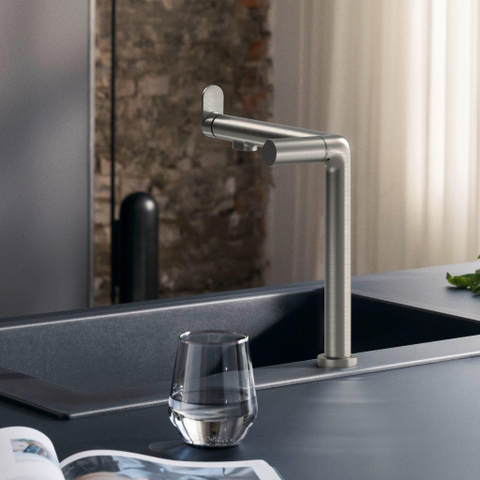 Hansgrohe Aqittura M91 SodaSystem 240, 1jet, starter set RVS-look SW1567480