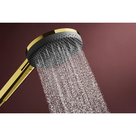 Hansgrohe Raindance alive Sel.S - 125 - 3jet - ecosmart - doucheset Puro S - 65cm - gepolijst goud (goud) SW1388677