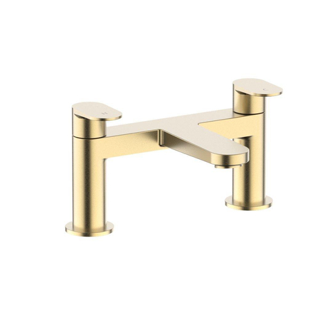 Crosswater Drift Badkraan - mengkraan - gecoat messing geborsteld (goud) SW928012