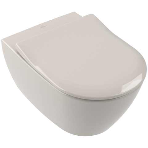 Villeroy & Boch Subway 2.0 wandcloset - 56cm directflush - diepspoel CeramicPlus - glans pergamon 0124866