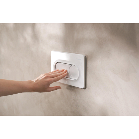 Hansgrohe IFrame Original S Drukplaatvoor - dualflush - wit SW1413631