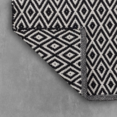 Sealskin Trellis Badmat 60x60 cm Katoen Zwart SW699493