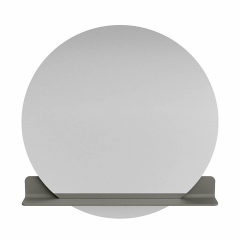 Mondiaz SPOT spiegel – Ø100 cm – met planchet – Smoke (lichtbruin) SW1235624