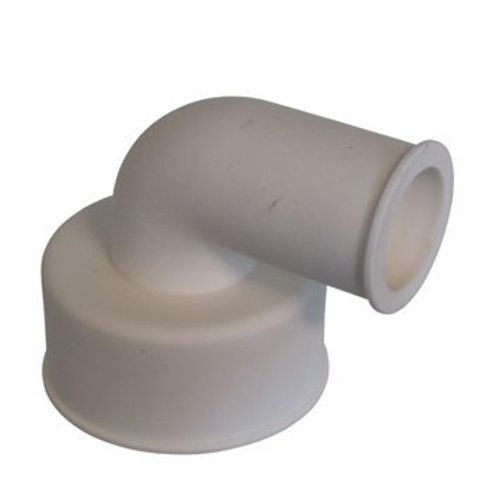 De Beer haakse closetsok - 28x32mm - Type 90 watt - wit GA76603