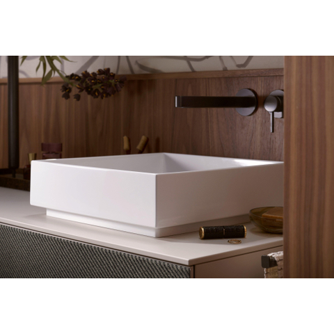 Hansgrohe Xuniva opzetwaskom - 40x40x12cm - vierkant - wit SW1413646