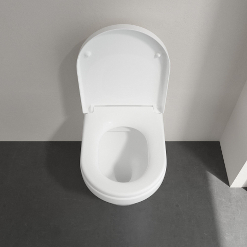 Villeroy & Boch Architectura Cuvette à poser à sortie profonde - sans bride de rinçage - au sol - blanc brillant Alpin (blanc) SW479534