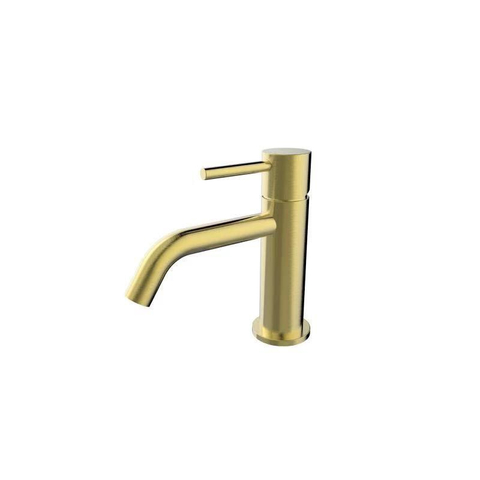 Wiesbaden Style Wastafelkraan - PVD - geborsteld messing (goud) SW417813