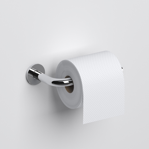 Clou Kaldur porte-rouleau de papier toilette en forme de L sans couvercle chrome SW917293