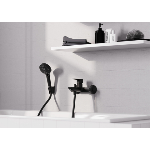 Hansgrohe Isiflex B - doucheslang 1/2x1 - 25m - mat zwart SW451580