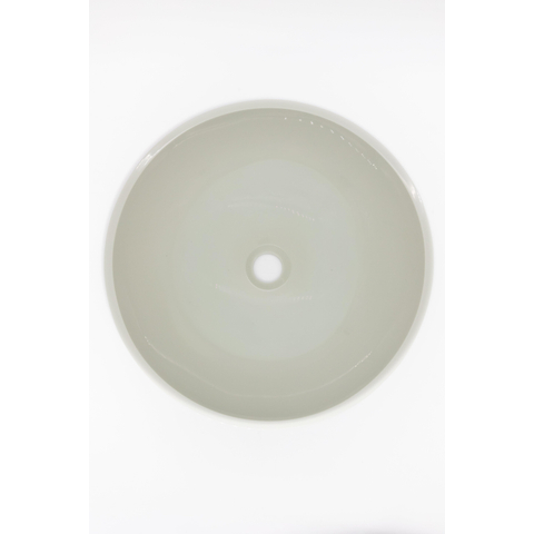 Zeza Element Vasque à poser - 41x41x14cm - solid surface - vert brillant SW1439450