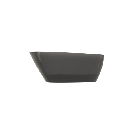 Riho TOLEDO Baignoire îlot - 158x110cm - solid surface - semi transparent - Frosted smoke SW956613