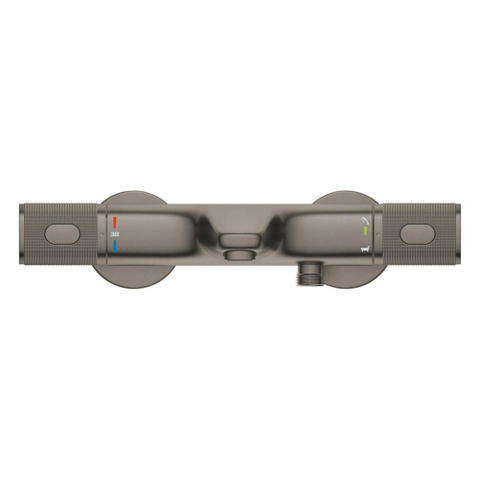 Grohe Precision Feel Badthermostaatkraan - 150 mm - met koppelingen - hard graphite (antraciet) SW1522136