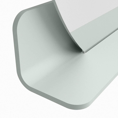 Mondiaz SPOT miroir – Ø 90 cm – avec tablette – Greey (vert clair/gris) SW1235537