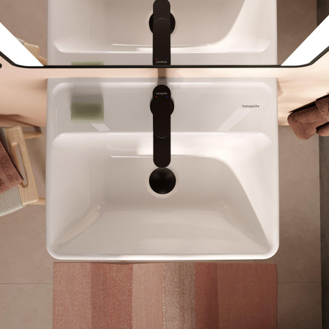 Hansgrohe Xilesa E meubelset 1la 480x380 met Xanuia wastafel 500 SandMattBeige SW1567289