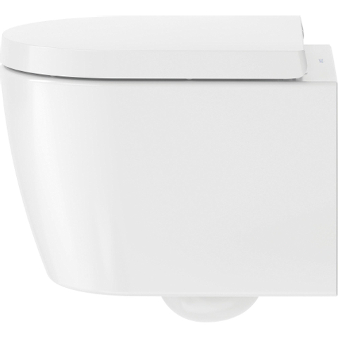Duravit Me by starck WC-zitting - 43.8x37.4x5.1cm - compact - met softclose - met quickrelease - kunststof - afneembaar - wit glanzend 0293438