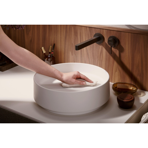 Hansgrohe Xuniva Waskom - 40x40cm - rond - zonder kraangat - zonder overloop - zand matt beige SW1413523