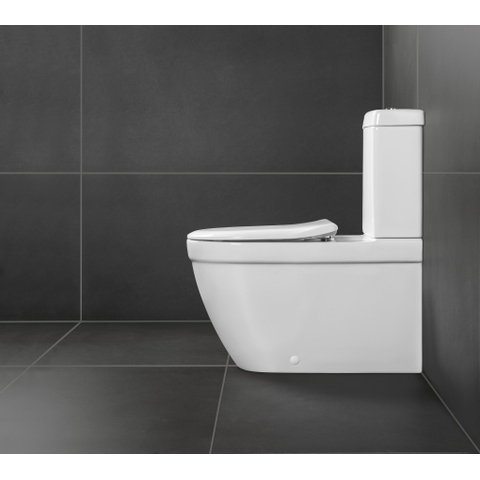 Villeroy & Boch Architectura Omnia architectura closetzitting - met deksel en steekscharnieren - White Alpine (glans wit) 1024358