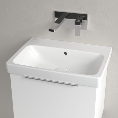 Villeroy & boch Architectura Lavabo - 44.5x60cm - dessous rectifié - sans trou de robinet - blanc alpin SW1162939