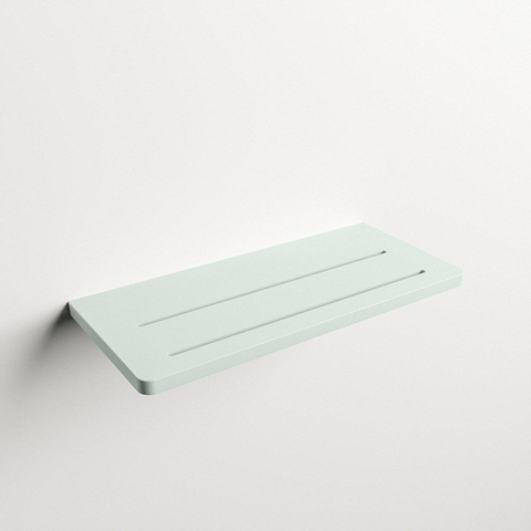 Mondiaz Easy Plancet - 14x31x1.2cm - lavabo à poser - solid surface - gris mat SW644660