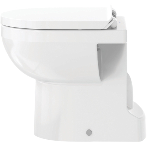 Duravit No.1 DuraStyle Basic WC-zitting - 37.3x43x4.3cm - kunststof - wit glanzend SW242800