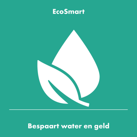 Hansgrohe Croma select e Handdouche Vario - ecosmart 1/2 x - diameter 11cm - met rain turbo rain en intense rain regenstraal wit/chroom - wit chroom 0605330