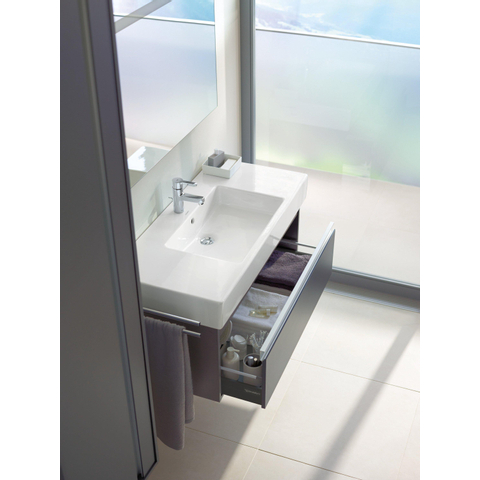 Duravit Ketho Meuble sous-lavabo avec 2 tiroirs 100x45.5x41cm pour Vero 032910 graphite 0280215
