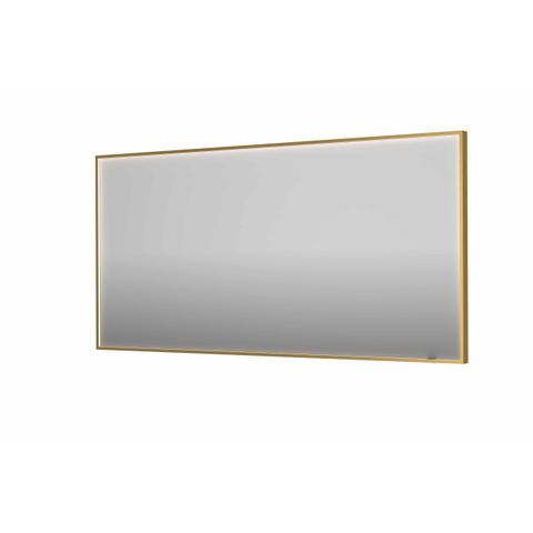 INK SP19 spiegel – rechthoek – 160x80 cm – directe LED rondom – Goud geborsteld SW955827
