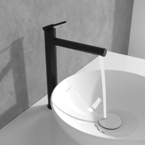 Villeroy & Boch Loop & Friends Mitigeur de lavabo monocommande - surélevé - noir mat SW974127