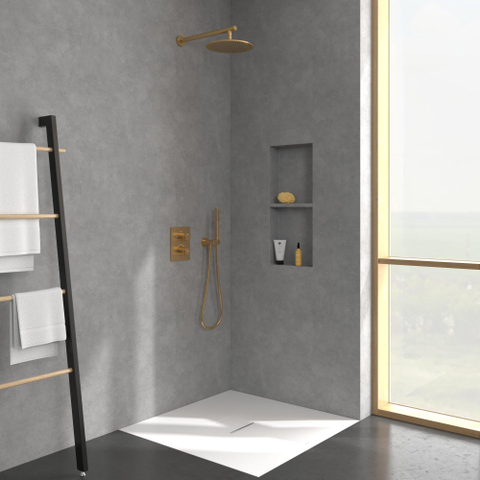Villeroy & Boch Universal Showers regendouche - 252mm rond - Brushed Nickel (rvs) SW974352