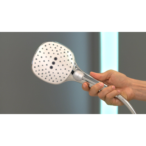 Hansgrohe Raindance Select E - select - 120 - ecosmart - 3jet - handdouche - wit chroom 0450698