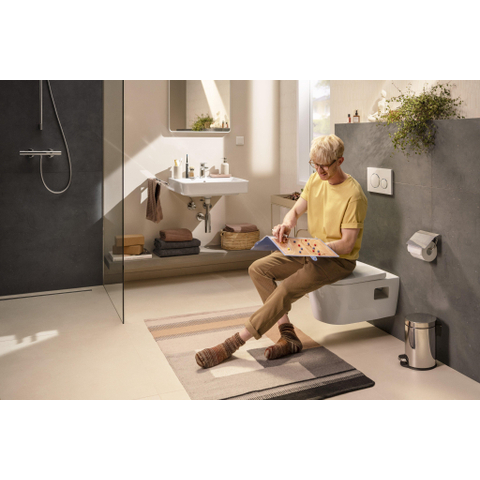 Hansgrohe EluPura Original S WC suspendu 54x36cm - sans rebord - AquaChannel Flush - céramique - blanc brillant SW1164937