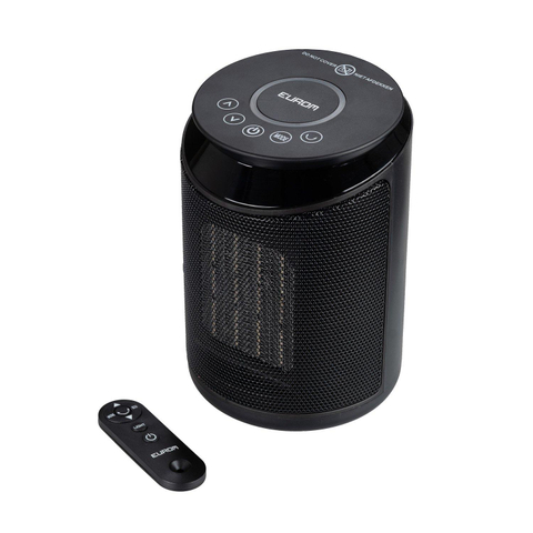 Eurom Hot Shot 2000 WiFi Chauffage céramique 2000 watts 17.3x17.3x25.8cm Noir SW486878