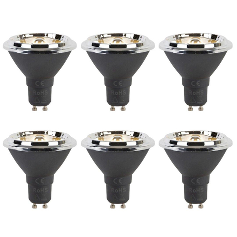 Luedd Lampe LED - set de 6 - GU10 - 6W - 2700K - 450LM - dimmable SW1211399