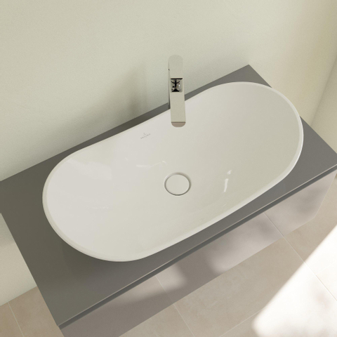 Villeroy et Boch My Nature Lavabo à poser 81x41cm ceramic+ Blanc 0124330