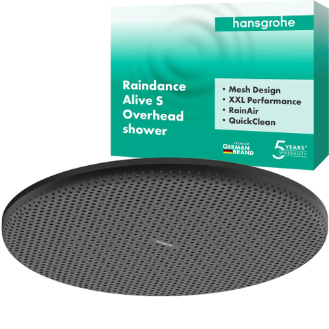 Hansgrohe Raindance Alive S - hoofddouche 300 - 1jet - mat zwart SW1388153