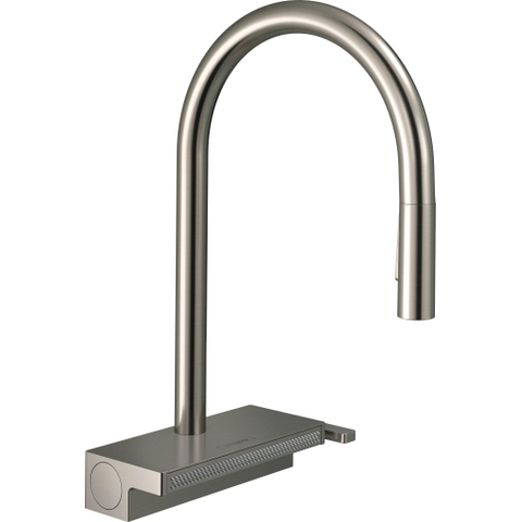 AXOR One afbouwdeel thermostaatmodule 3F BB RVS-look SW1567408
