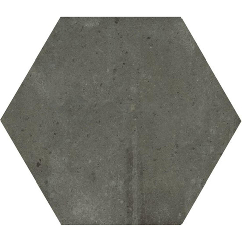 Ceralto Neroli Stone carrelage sol et mur - 30x35cm - 9mm - hexagonal - R9 - effet pierre - black mat (noir) SW795700