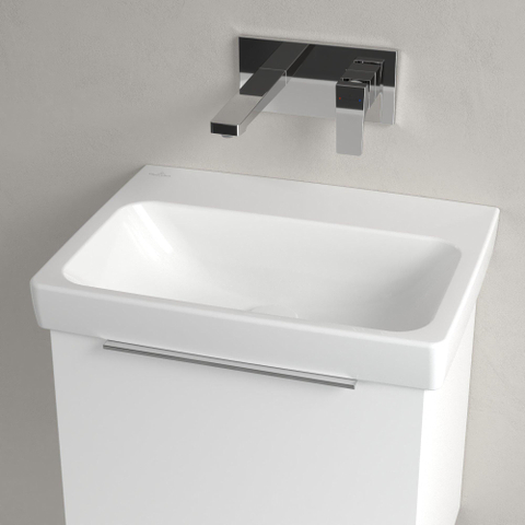 Villeroy & Boch Architectura wastafel - 42x55cm - zonder kraangat - zonder overloop - White Alpine (glans wit) SW1162863