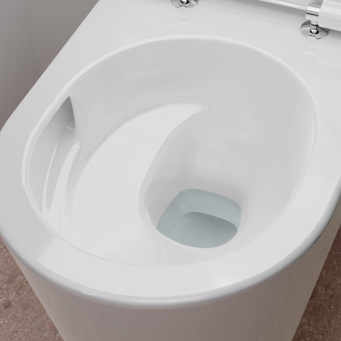 Hansgrohe EluPura S Wand WC - 540 - rimless - aquahelix Flush - smartclean - glans wit SW962892