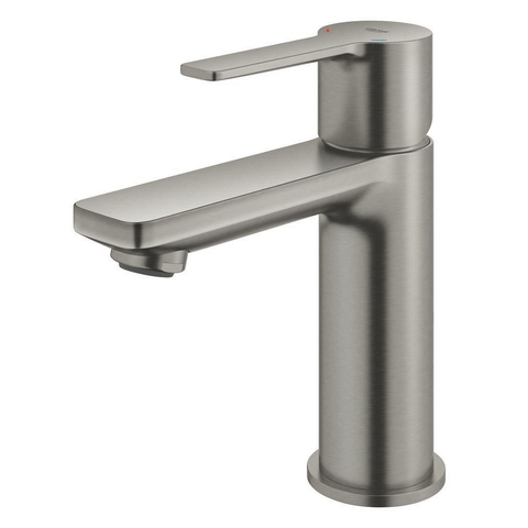 Grohe Lineare New Waterbesparende Wastafelkraan - XS-Size - met temperatuurbegrenzer - met klikwaste - Supersteel (RVS) SW97532