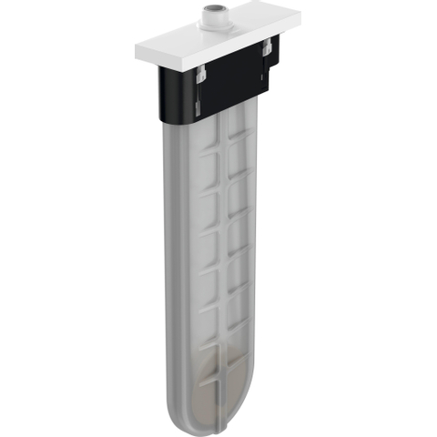 Hansgrohe SBox Afbouwdeel rechthoekig - inclusief slangbox - doucheslang en rozet - met 1 functie ten behoeve van. bad- of tegelrand - mat wit SW297544