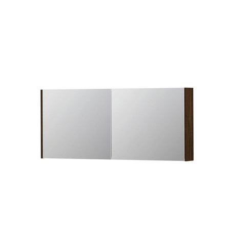 INK SPK1 spiegelkast – 140x60x14 cm – 2 deuren, dubbelzijdige spiegeldeuren – Koper eiken SW493877