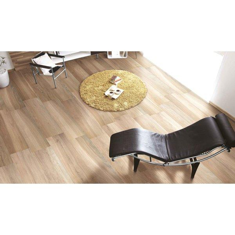ÉCHANTILLON Ceralto Nordico Large Carrelage sol et mur 30x120cm 10mm rectifié R10 grès cérame Miele SW914456